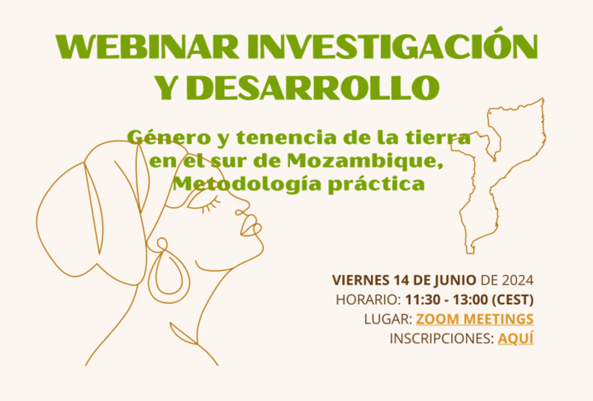 WEBINAR INVESTIGACIÓN Y DESARROLLO: Género y tendencia de la tierra en el sur de Mozambique, Metodología práctica